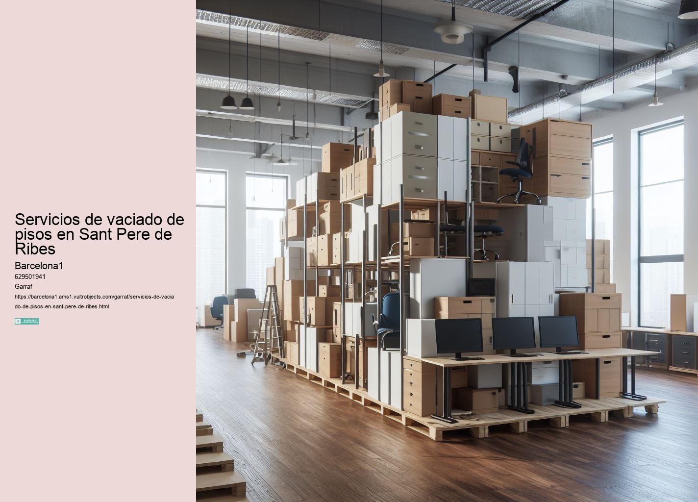 Servicios de vaciado de pisos en Sant Pere de Ribes