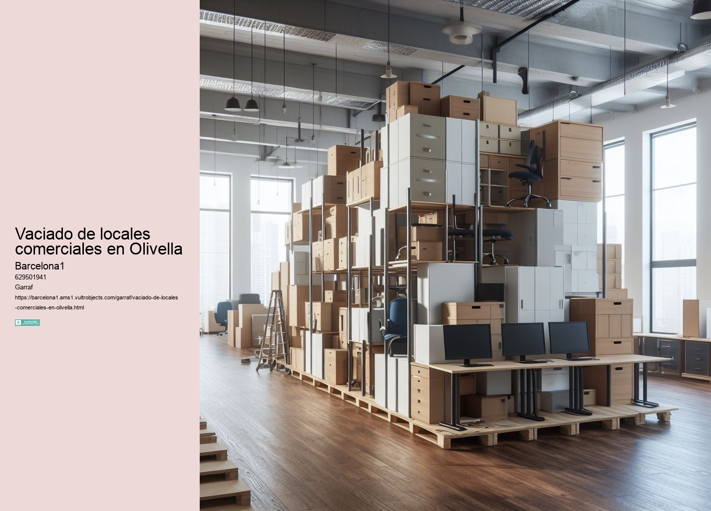 Vaciado de locales comerciales en Olivella